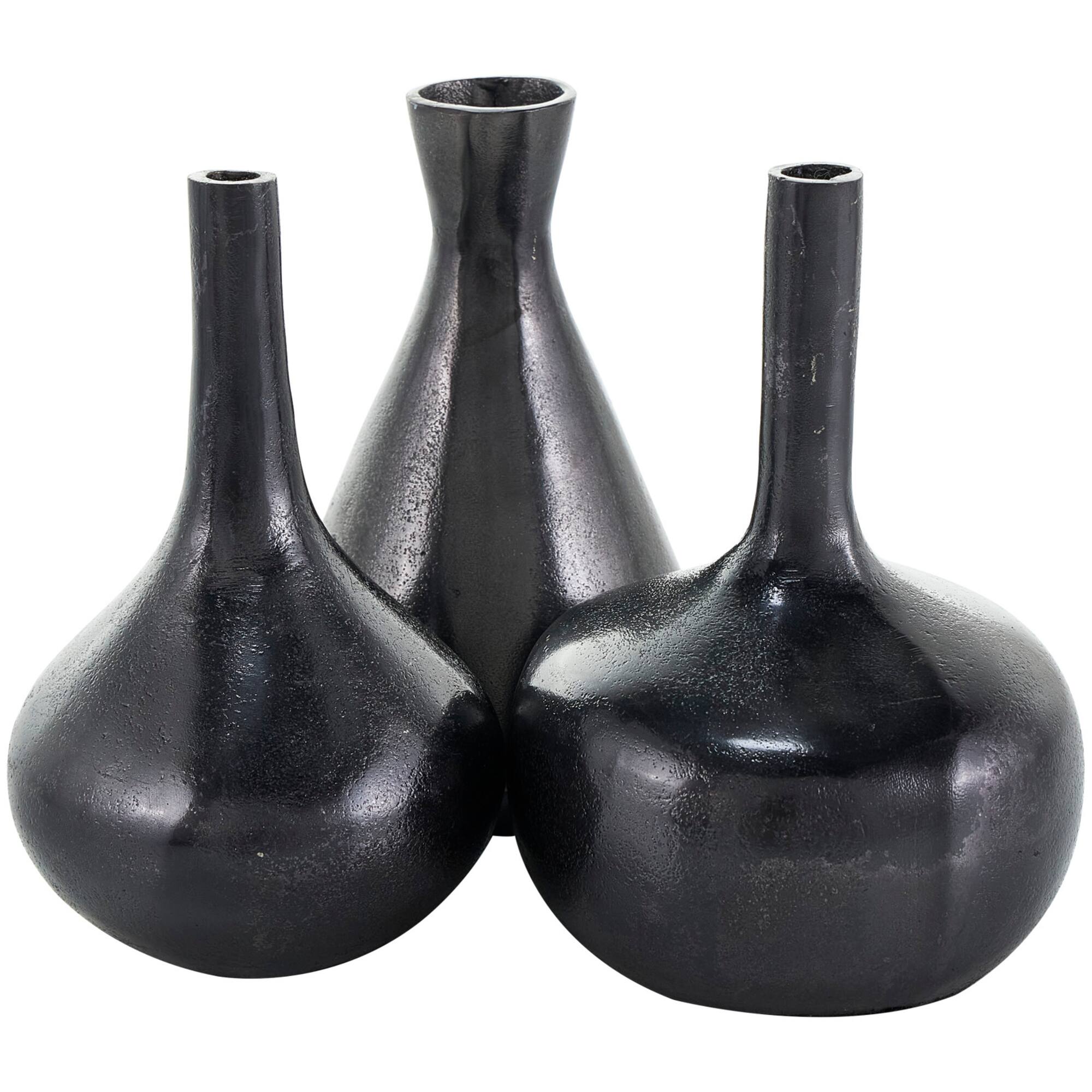 CosmoLiving by Cosmopolitan Contemporary Aluminum Vase Set